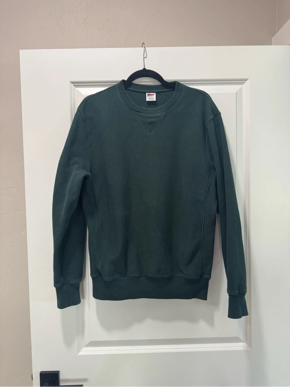 J. Crew Heritage 14oz Fleece Crewneck Sweatshirt - Forest Green